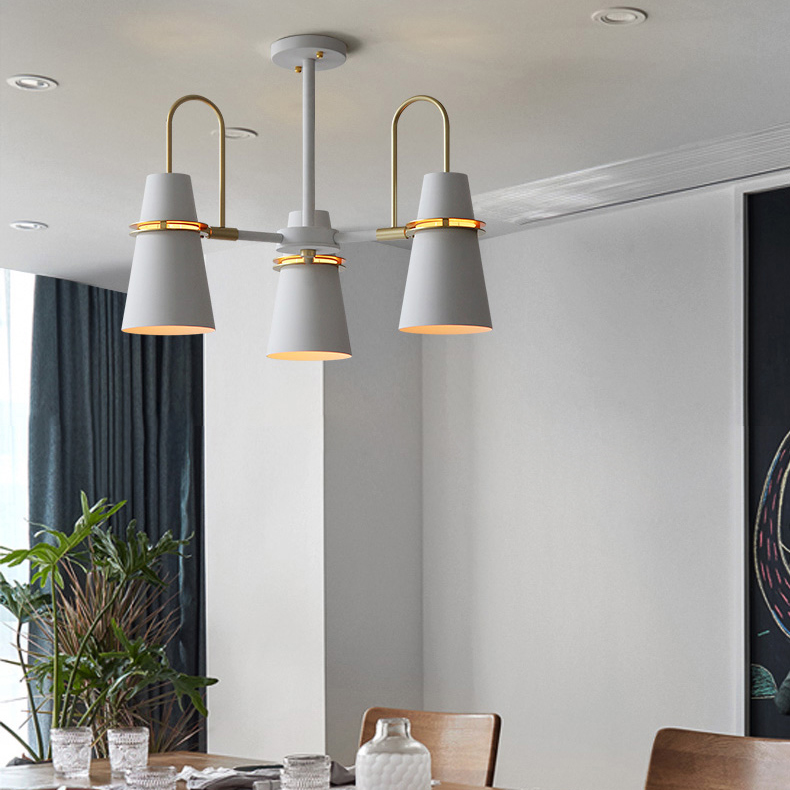 Люстра на штанге REINAR A D64 Black by ImperiumLoft