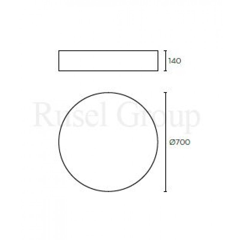 Потолочный светильник Leds C4 BOL PL