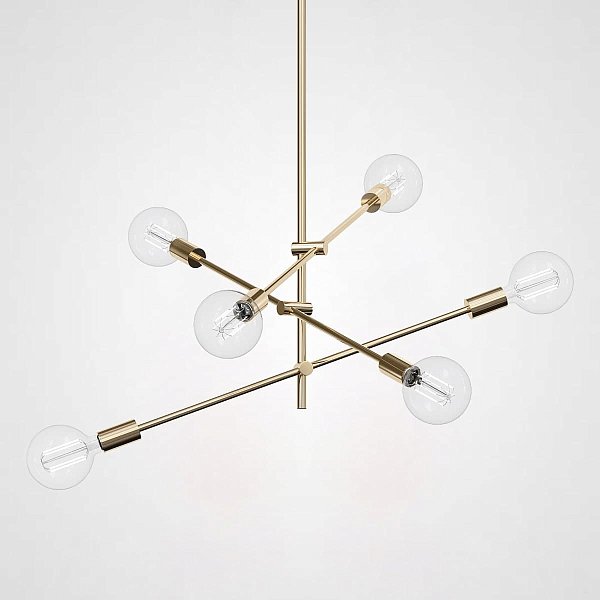 Люстра LF Studio Cliff Pendant 6 Bronze by ImperiumLoft