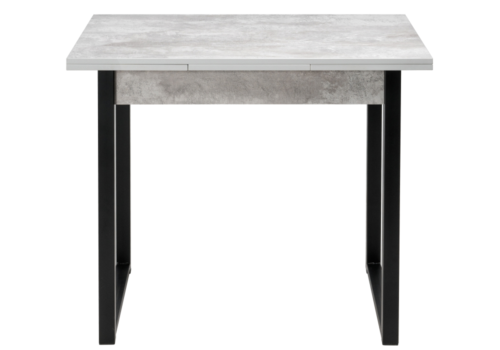 Стол деревянный Woodville Форли бетон / черный матовый 424177