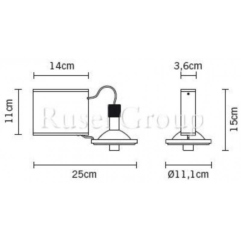Настенно-потолочный светильник Fabbian Orbis D70 G07 15 Настенно-потолочный светильник Fabbian Orbis D70 G07 15