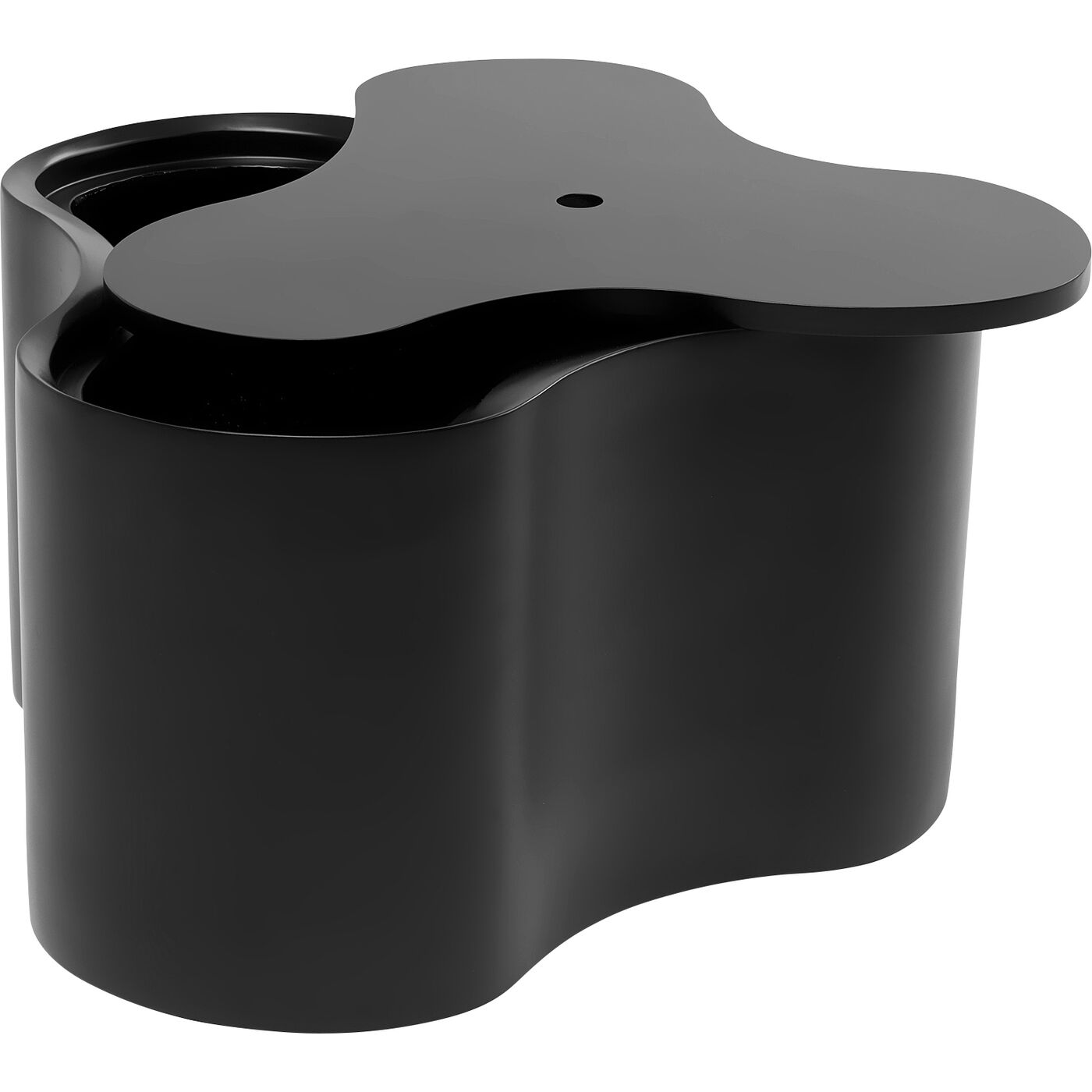 Стол приставной KARE x Karim Rashid Lotus Black 35cm KARE 70875