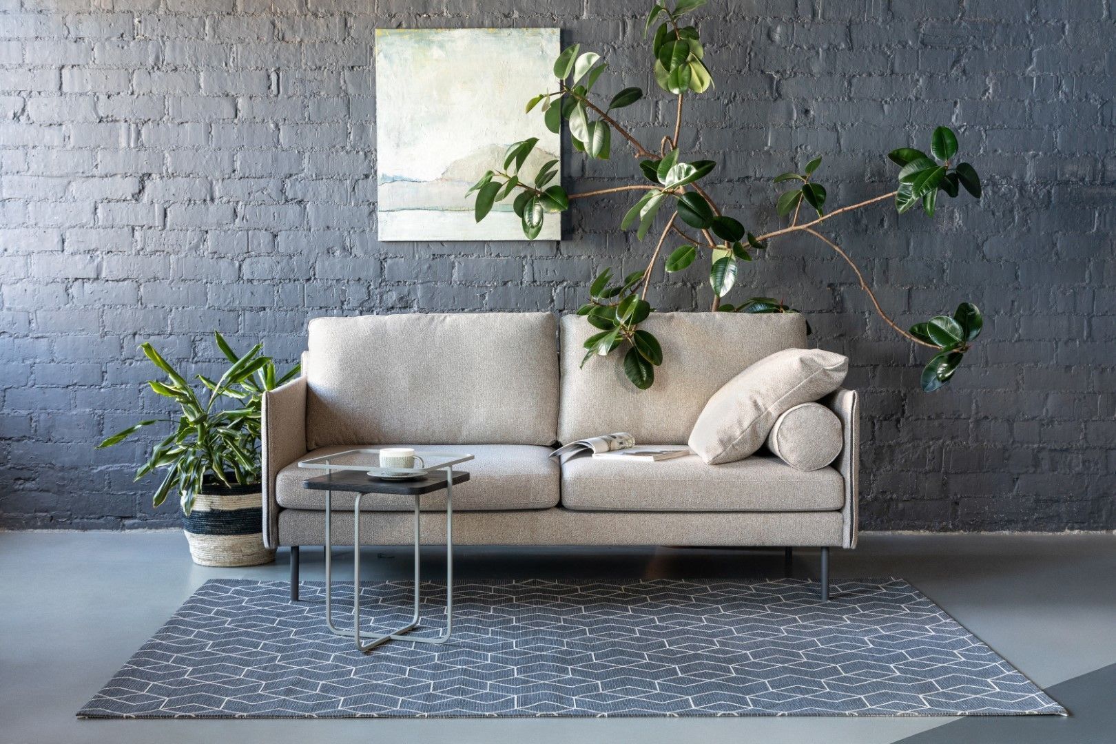 Ковер Carpet Decor Cube Anthracite C1038