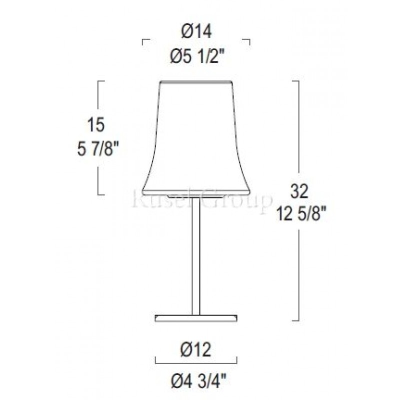 Настольная лампа Leucos CLOCHE T