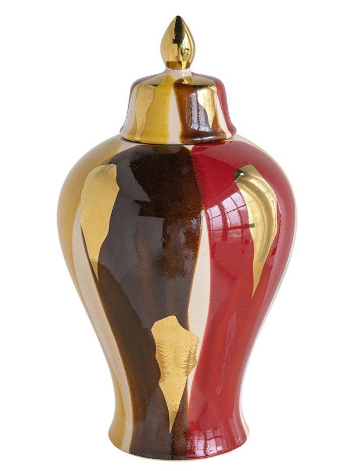 Ваза с крышкой Glasar A61211