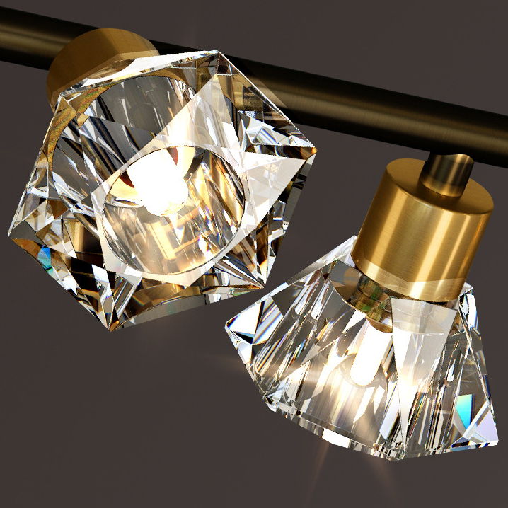 Подвесной светильник KENDRA L105 Brass Black by ImperiumLoft