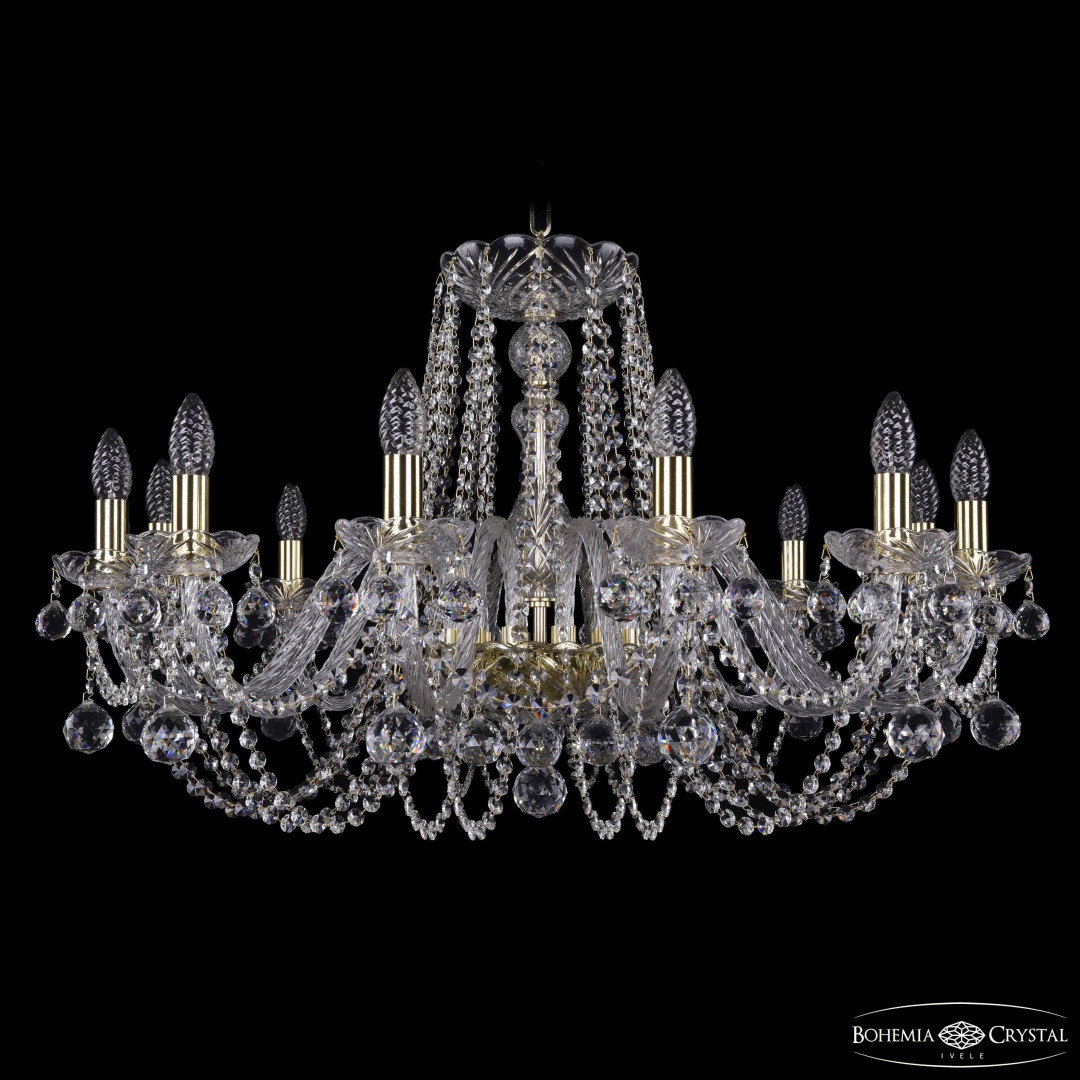 Люстра хрустальная 1402/12/300 G Balls