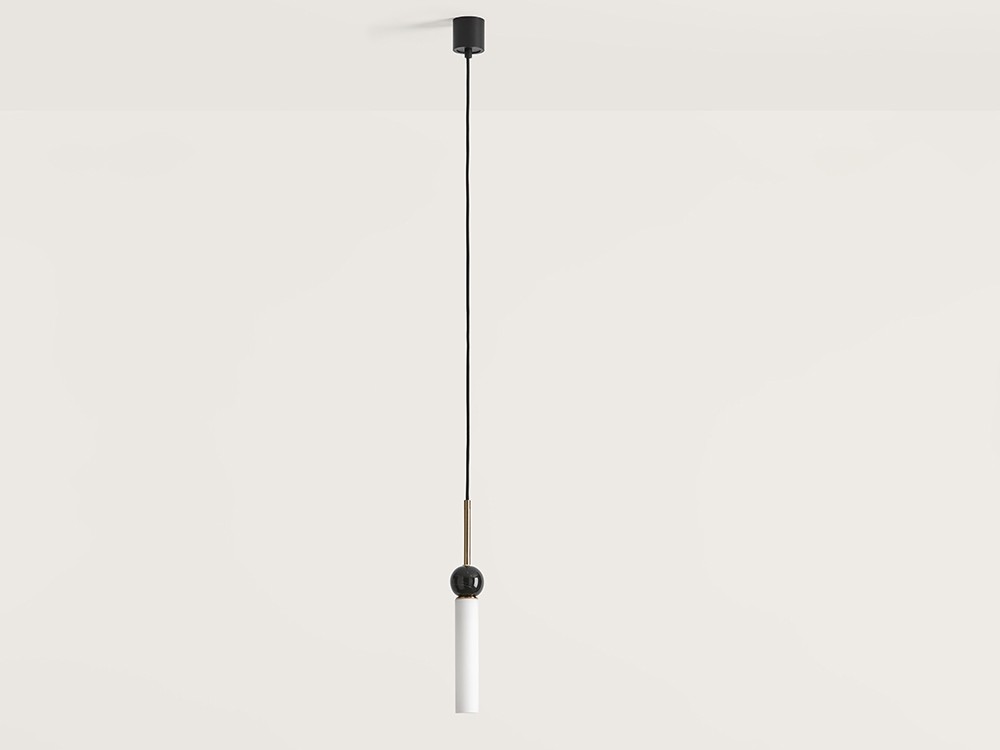 Подвесной светильник Delie золотой металл - черный мрамор Aromas del Campo