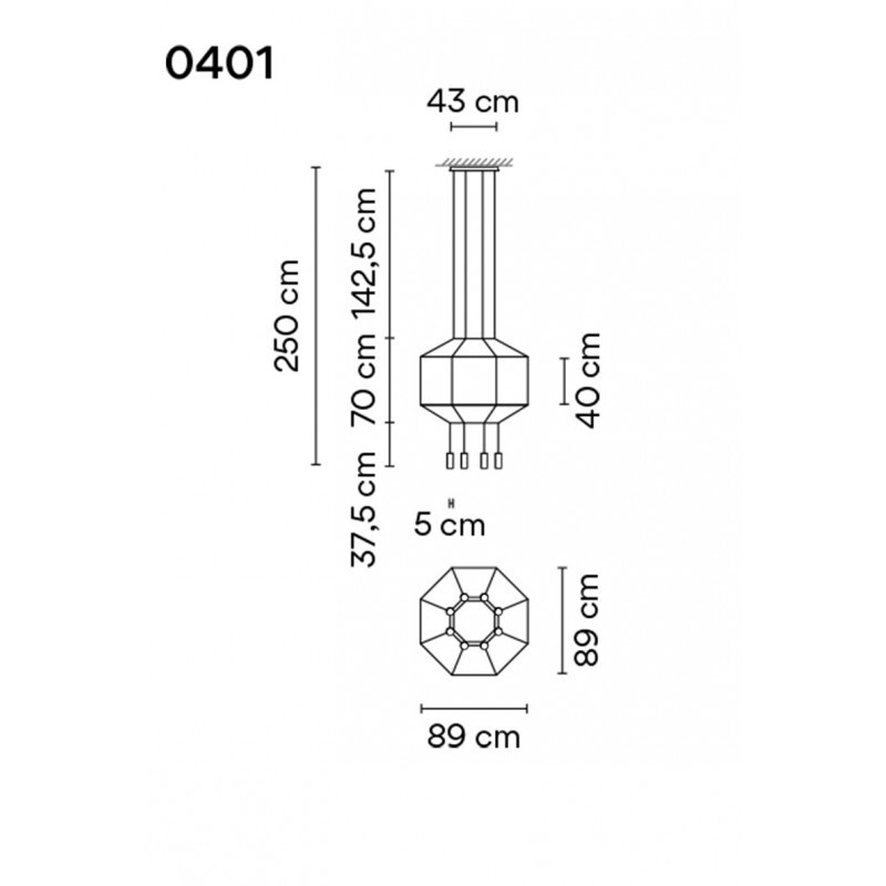 ПОДВЕСНОЙ СВЕТИЛЬНИК  VIBIA Wireflow 0401