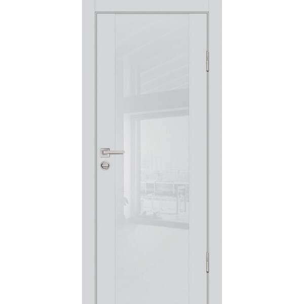 Межкомнатная дверь Graf P-7 лунный лакобель Агат (2000 х 800)