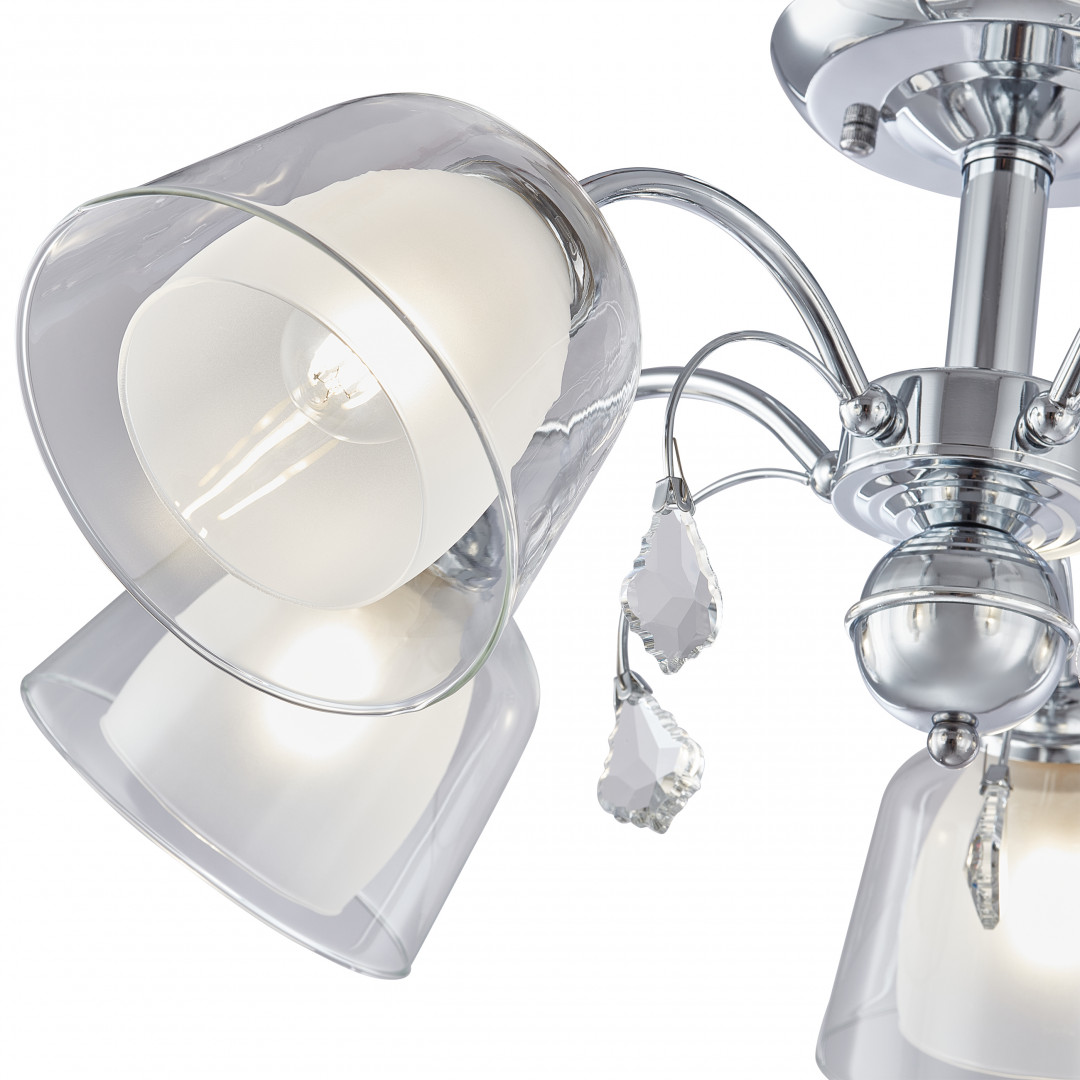 Люстра потолочная с плафонами 336820/5 CR Arte Milano