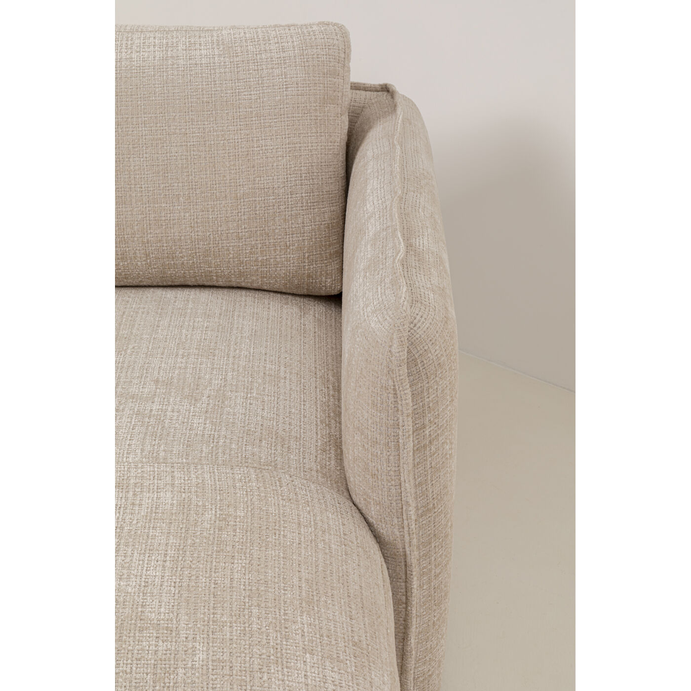 Диван правосторонний угловой Karma Creme Right KARE 70753