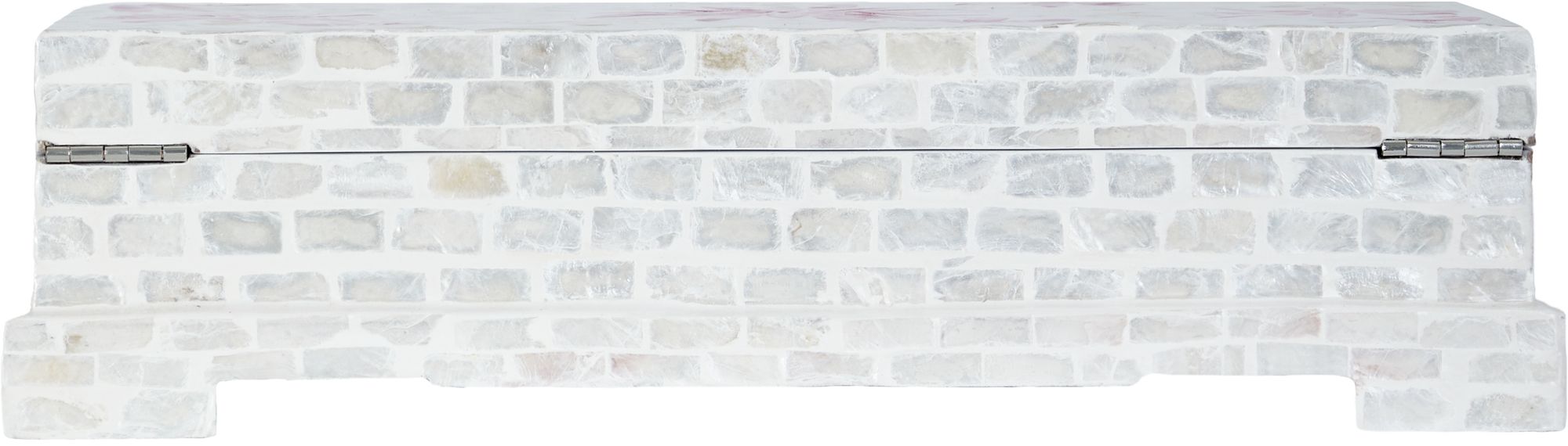 Шкатулка с отделкой раковинами устриц Glasar 67-003-W/2