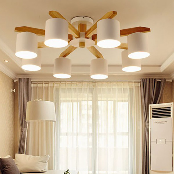 Потолочная люстра CRISS L6 Grey by ImperiumLoft