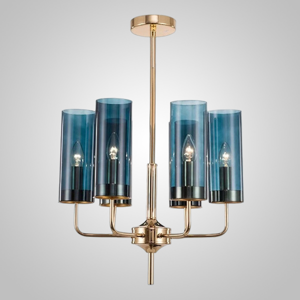 Подвесная люстра DELPHY L6 Blue by ImperiumLoft