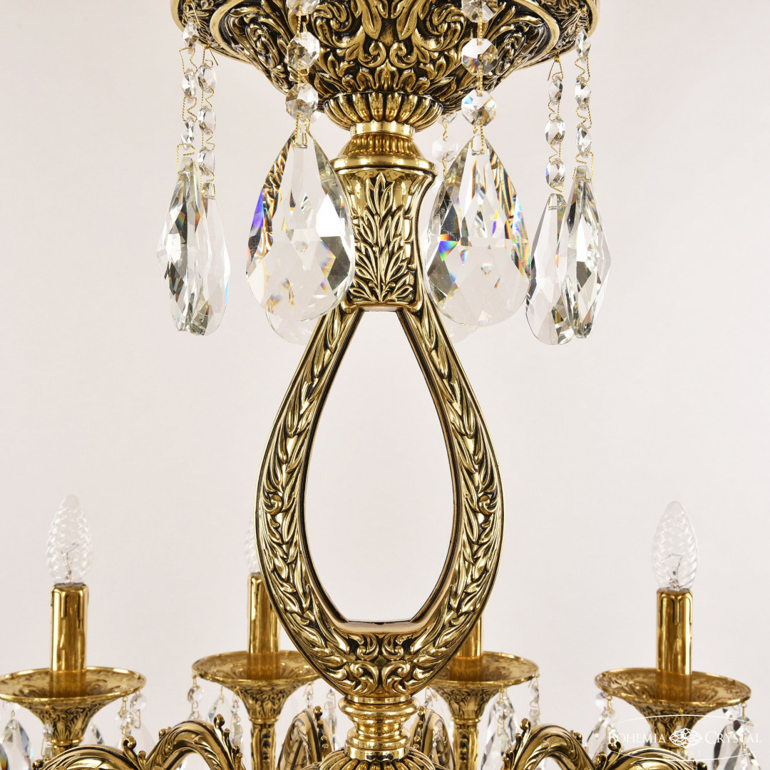 Люстра бронзовая с хрусталём 71302/16/300 A GB