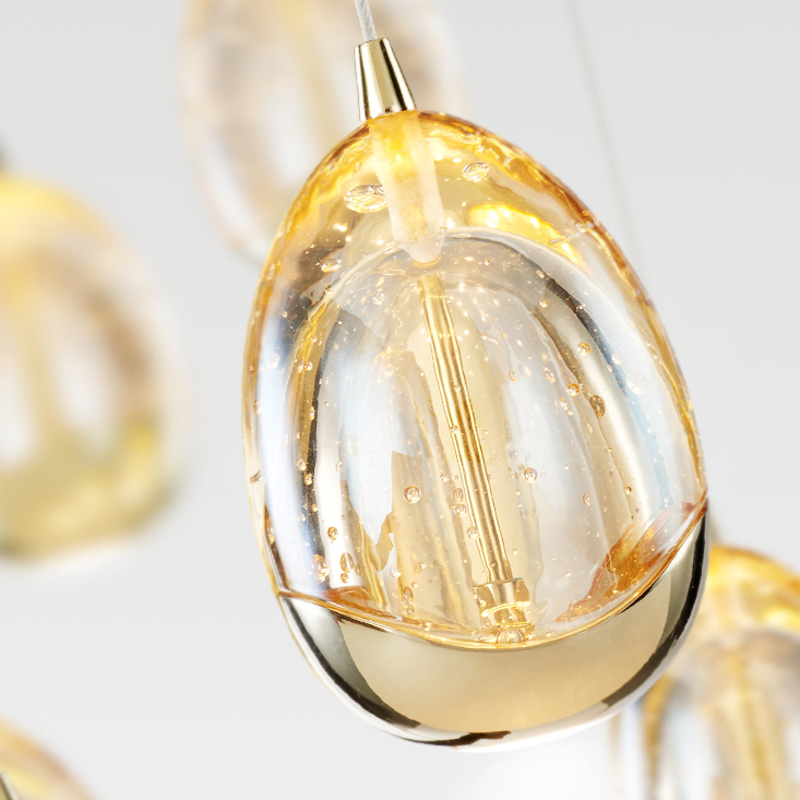 Подвесной светильник LENITA MORE L3 Gold by ImperiumLoft