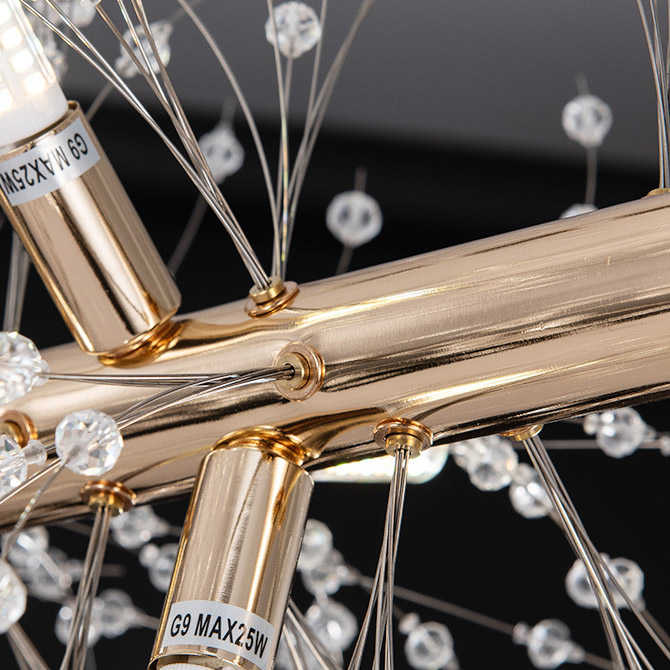 Потолочный светильник ROSALIA LONG L72 Brass by ImperiumLoft