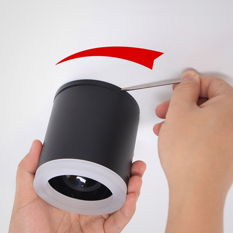 Потолочный светильник TILL 7W Черный by ImperiumLoft