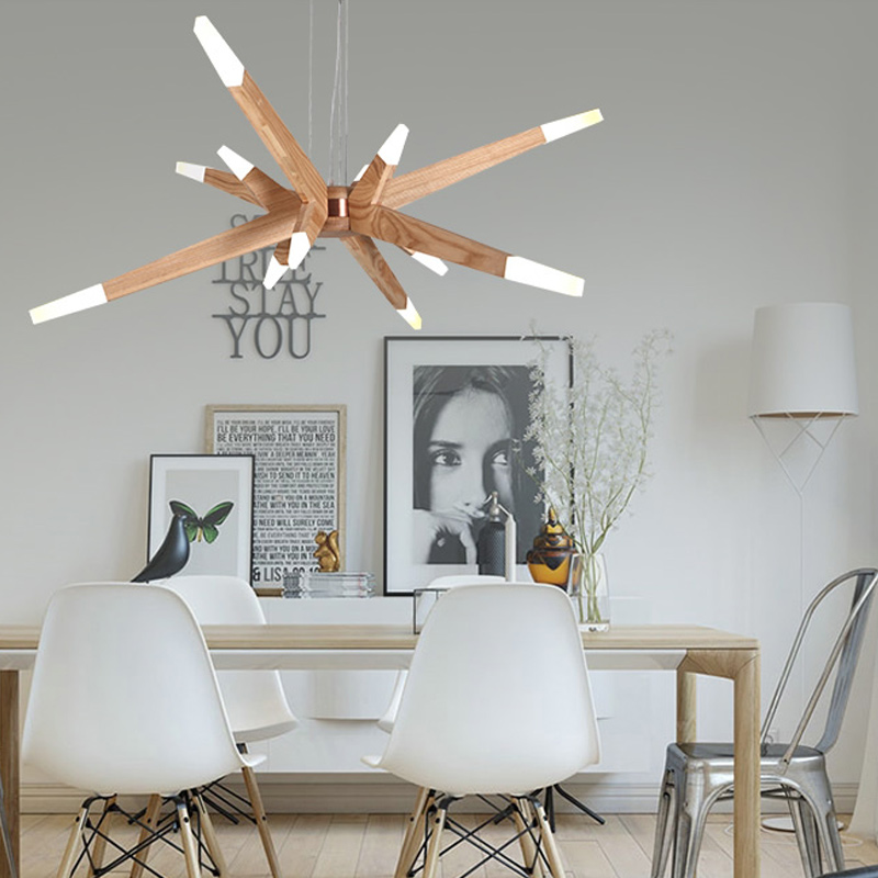 Лучеобразная люстра Flashwood by ImperiumLoft