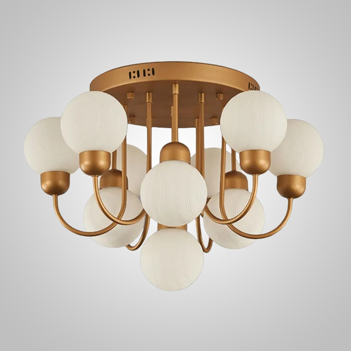 Люстра на штанге DUM L10 White by ImperiumLoft