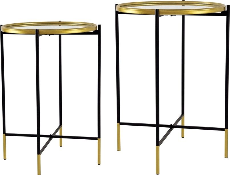 Столики интерьерные, набор Glasar 82907-DS