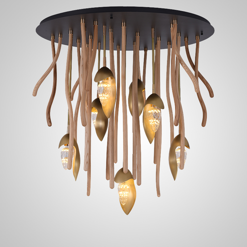 Потолочный светильник TUSKET MORE L7 Light brown by ImperiumLoft