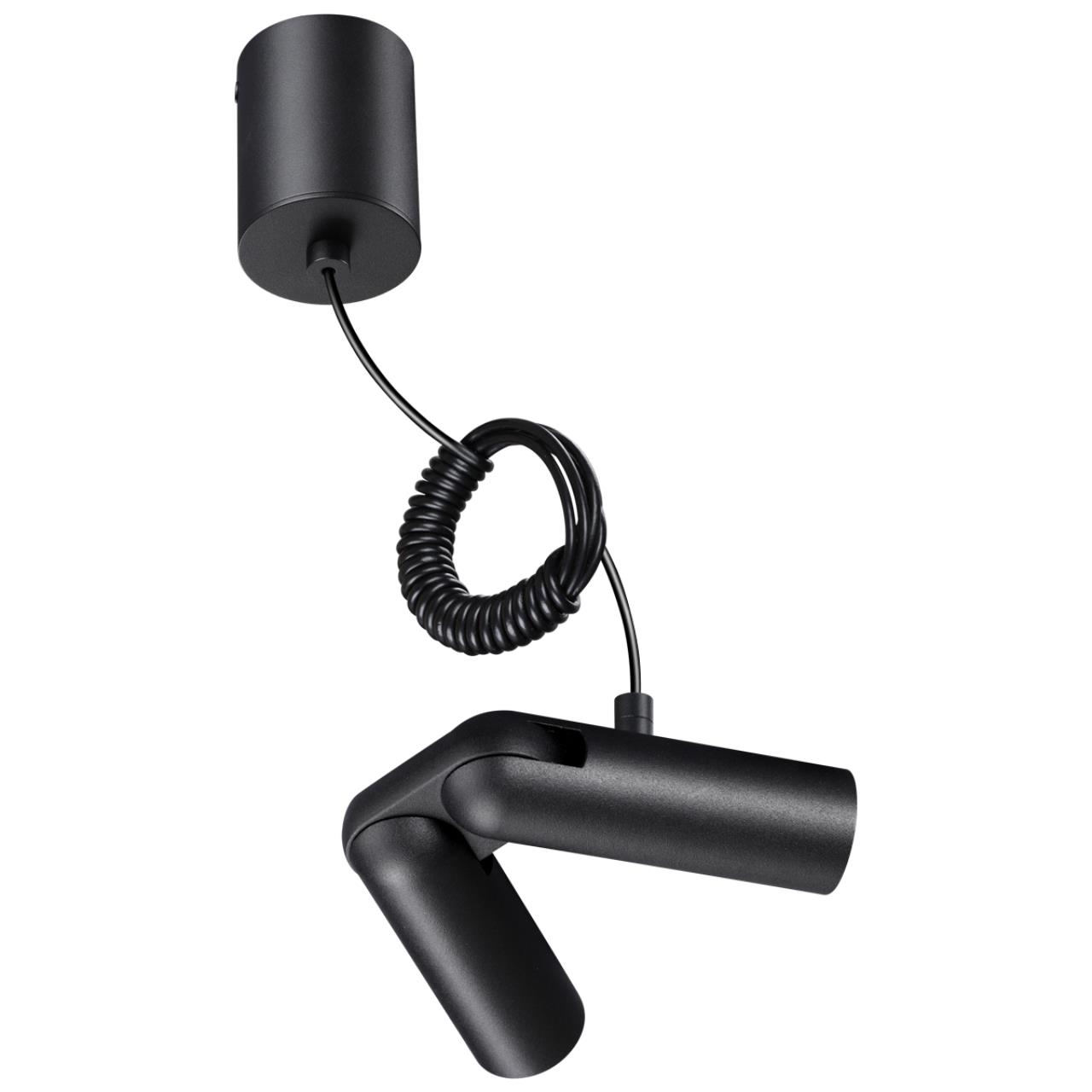 База накладная для ввода питания с гибким угловым соединителем и проводом-подвесом Novotech 359387