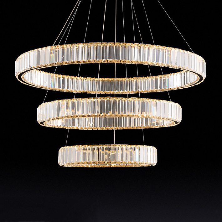 Подвесная люстра BERTOLDA D40+60+80 Chrome by ImperiumLoft
