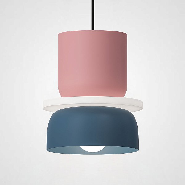 Подвесной светильник ILO D18,5 pink/blue by ImperiumLoft