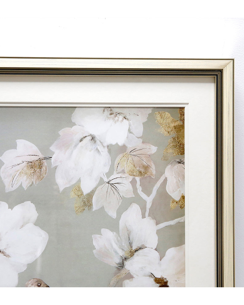 Постер в раме Birds and flowers - I Louvre Home 23P0026