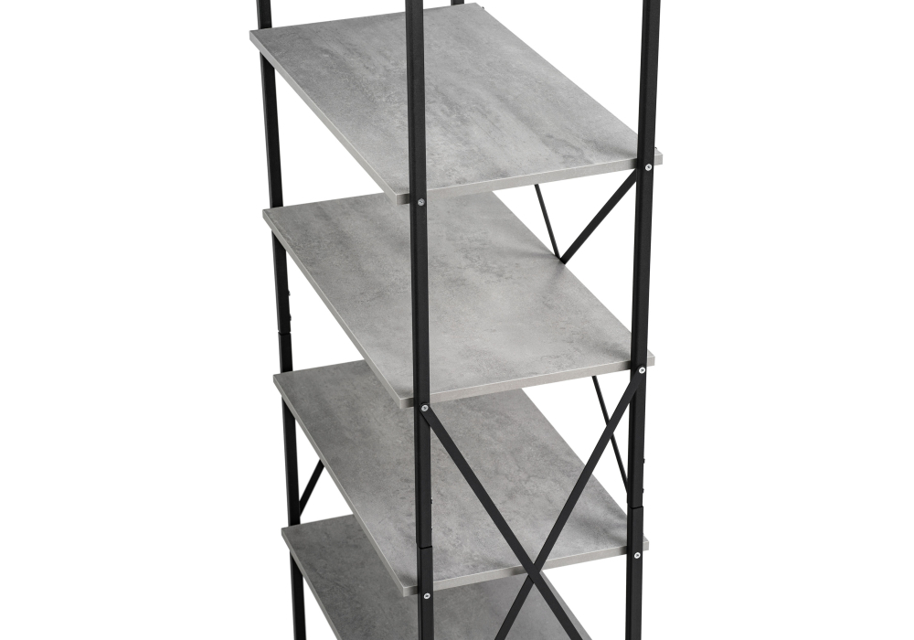 Офисная мебель Woodville Траун Лофт 80 бетон / черный матовый 533195