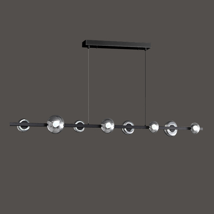 Подвесной светильник BOOSTER LONG L160 Black by ImperiumLoft