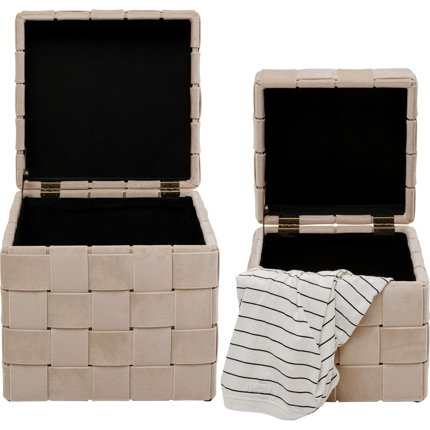 Пуф Weave Beige (2/Set) KARE 70933