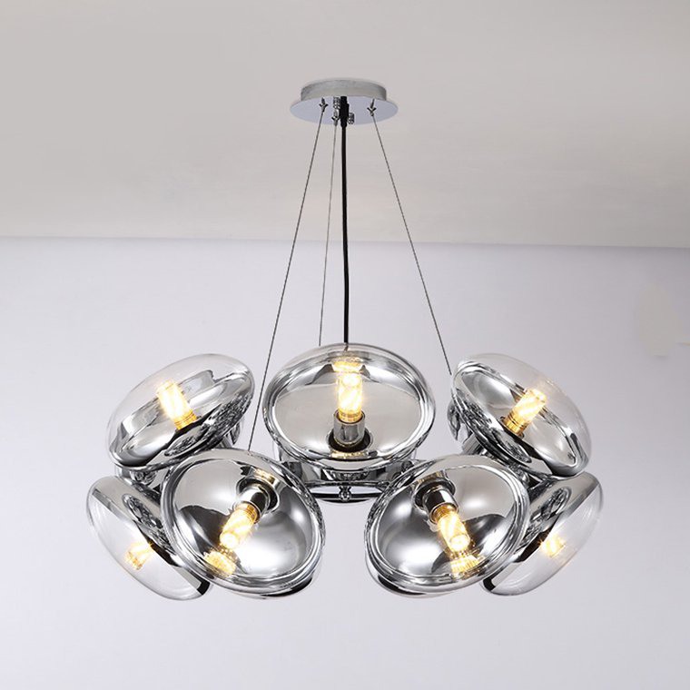 Подвесная люстра GRAZ 12 Хром by ImperiumLoft