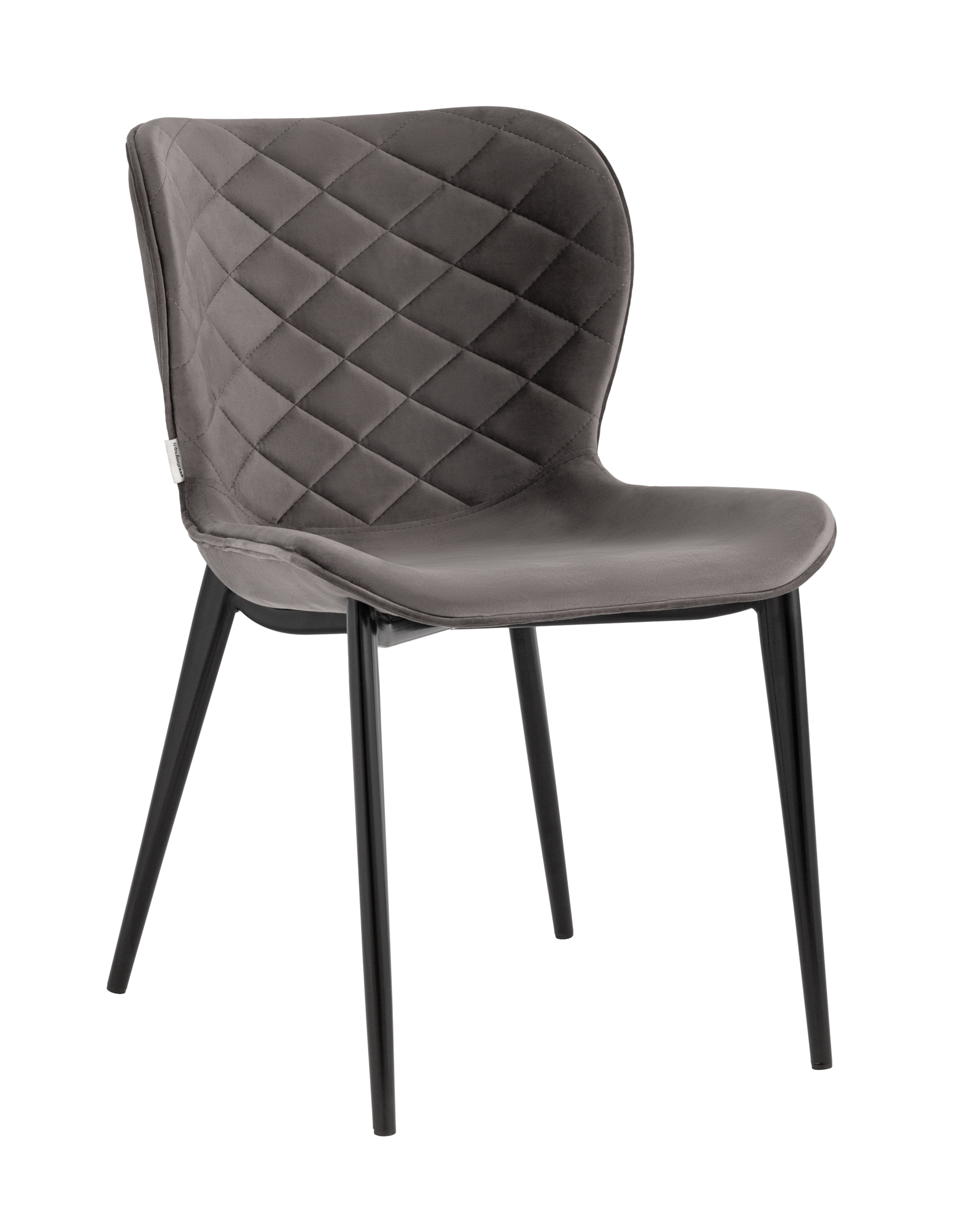 Стул Гамми велюр темно-серый Stool Group