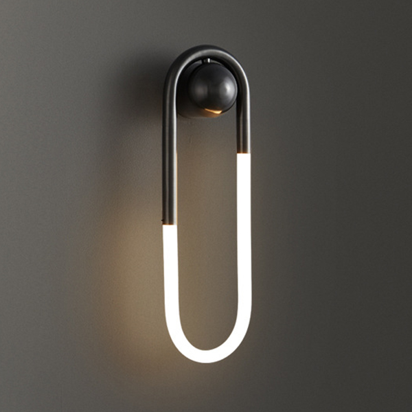 Настенный светильник GABI WALL H45 Black by ImperiumLoft