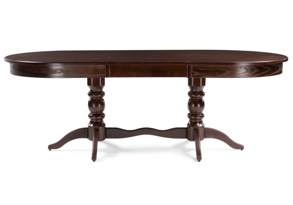 Стол деревянный Woodville Дейвер 160(220)х100 орех темный 515967