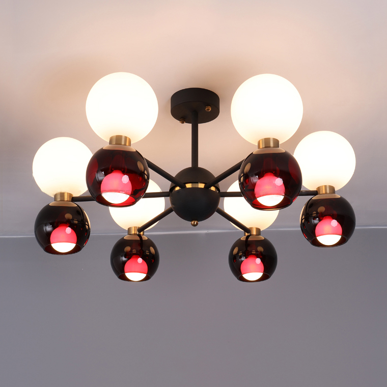 Люстра потолочная LAVINIA 12 (6+6) круг by ImperiumLoft