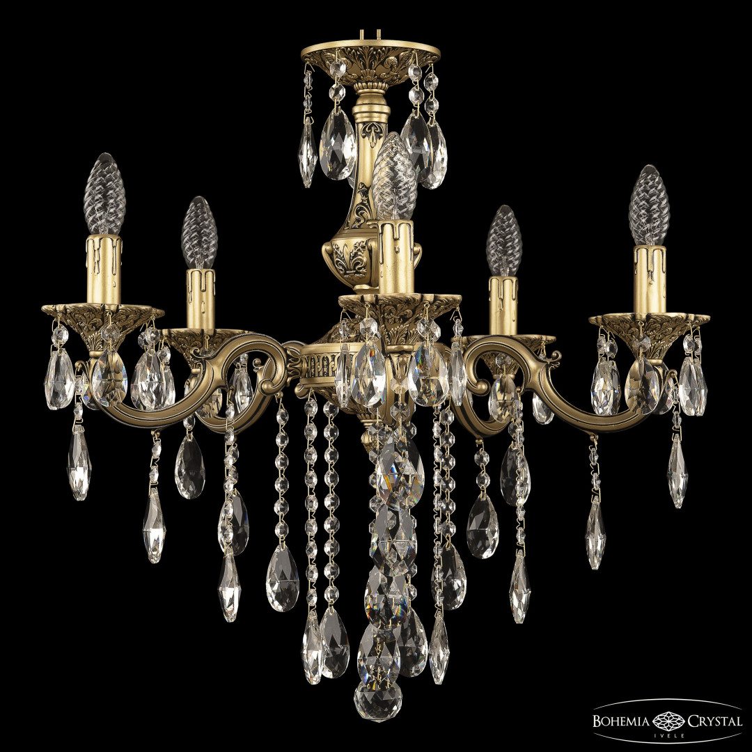 Люстра хрустальная AL78101/5/175 B AGB Bohemia Ivele Crystal