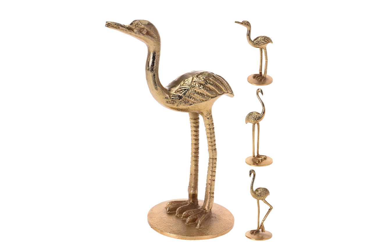 Статуэтка "Птица" золотая 26см Garda Decor A98000370