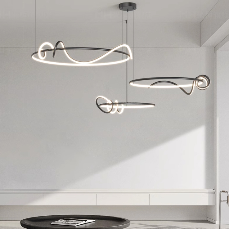 Кольцевая люстра RAFFEL COMBO D50+60+80 White by ImperiumLoft