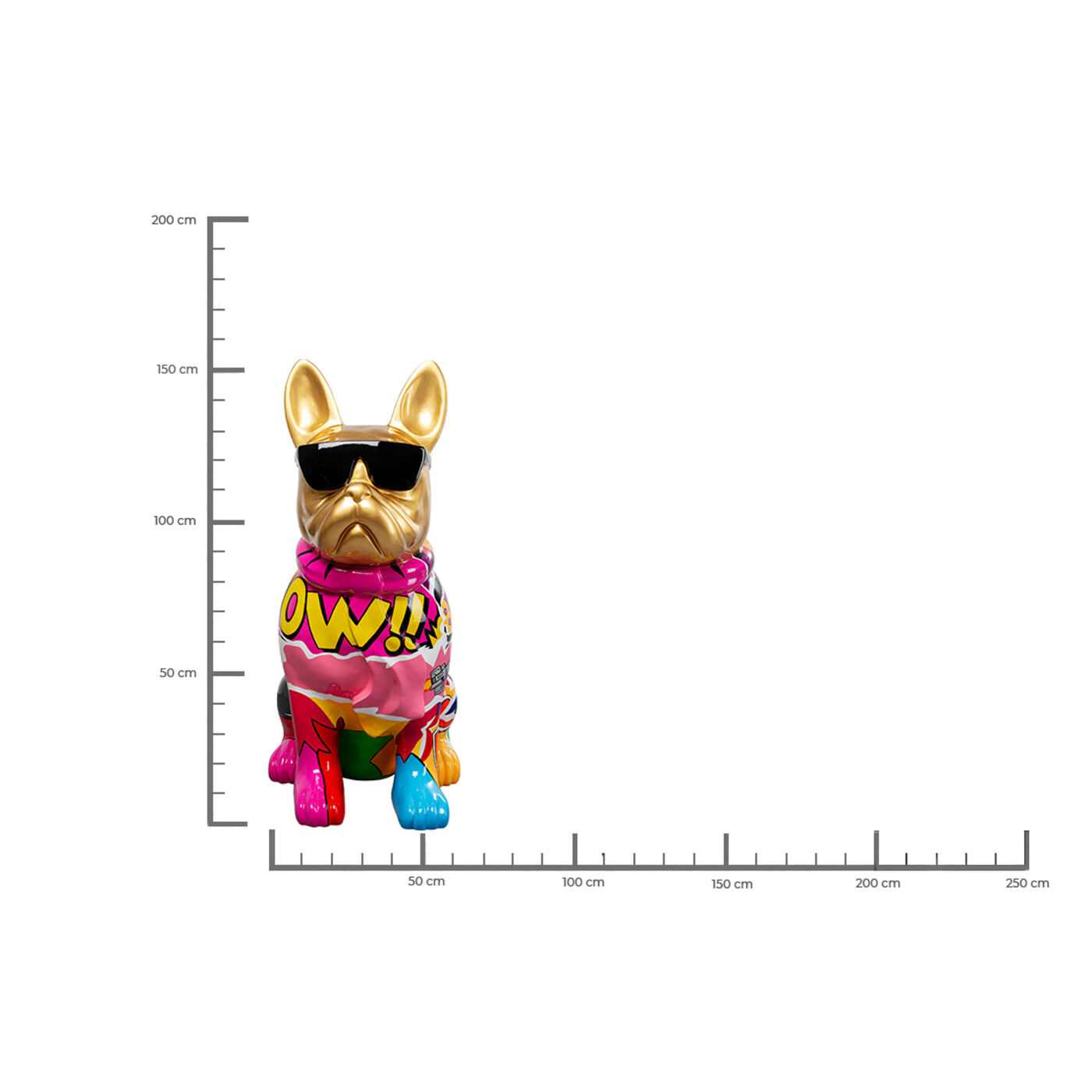 Фигура декоративная Graffiti Dog 152 см KARE 56294