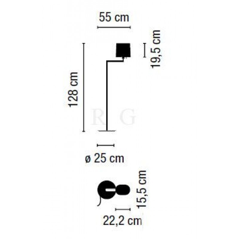 Напольный светильник Vibia Swing 0503