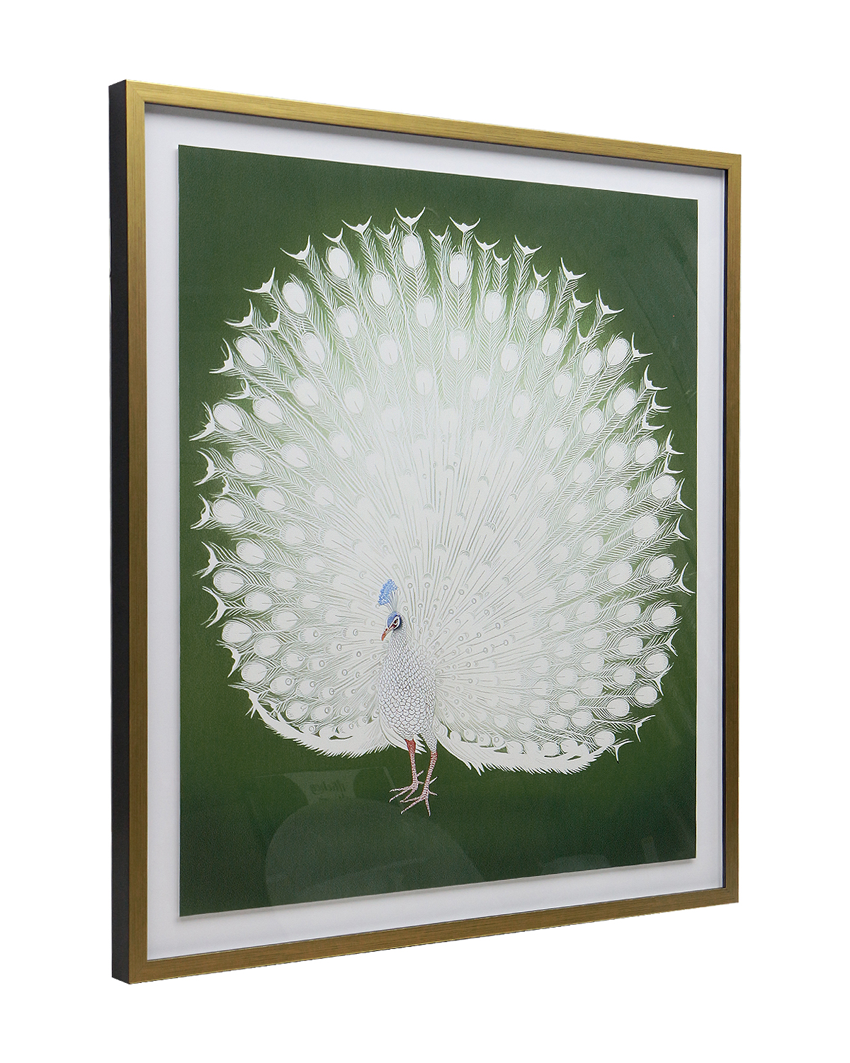 Интерьерный постер White Peacock Louvre Home DPP460924VHS