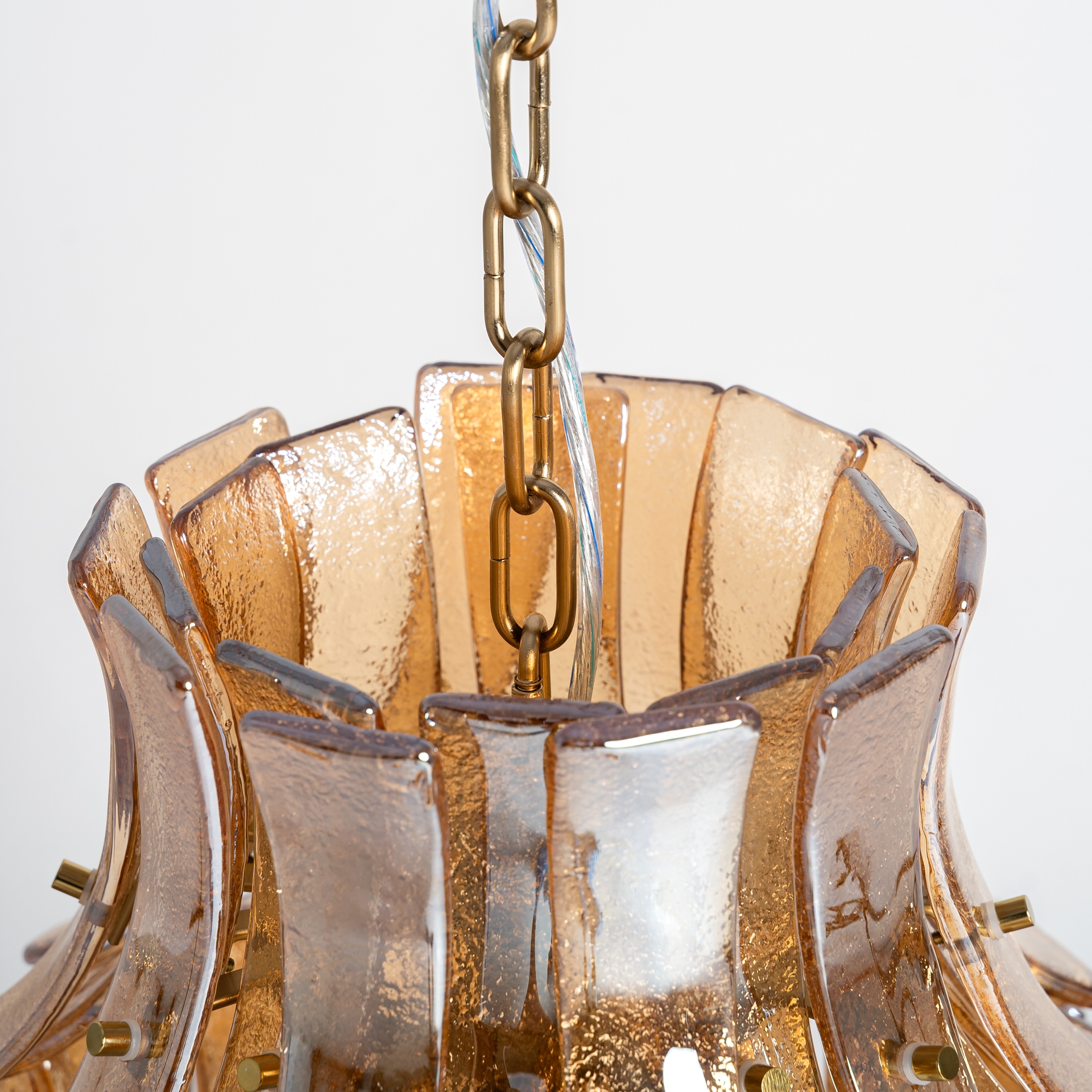 Подвесной светильник Lierna в винтажном стиле коричневый Vical