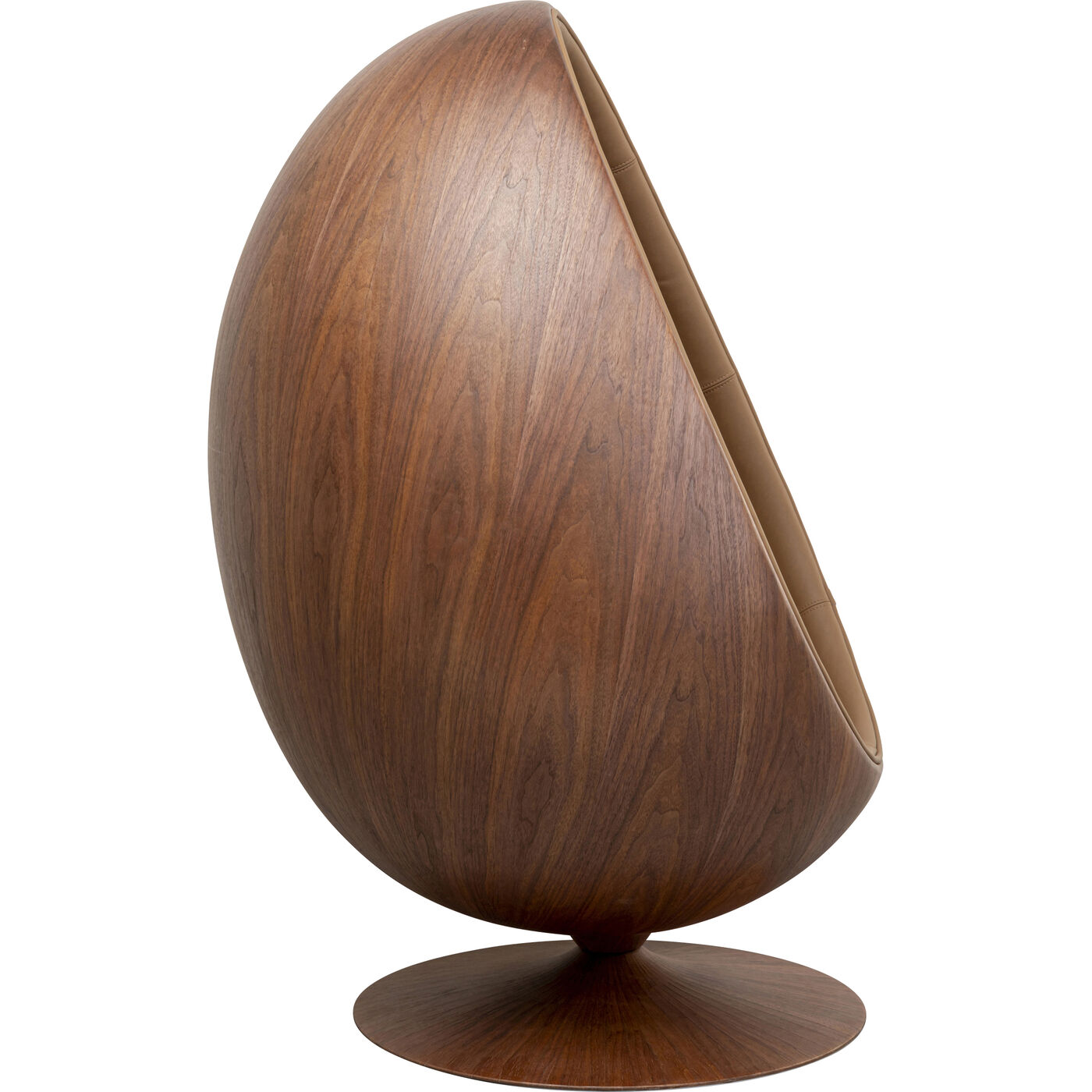 Кресло вращающееся Eye Ball Walnut KARE 70606