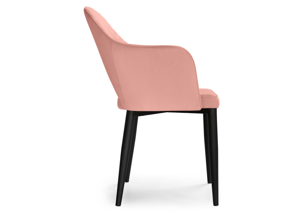 Стул Woodville Vener coral / black 15093