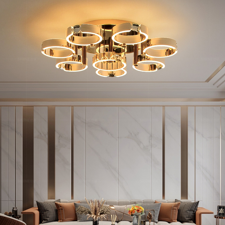 Потолочная люстра SELLIF D CH D80 Brass by ImperiumLoft