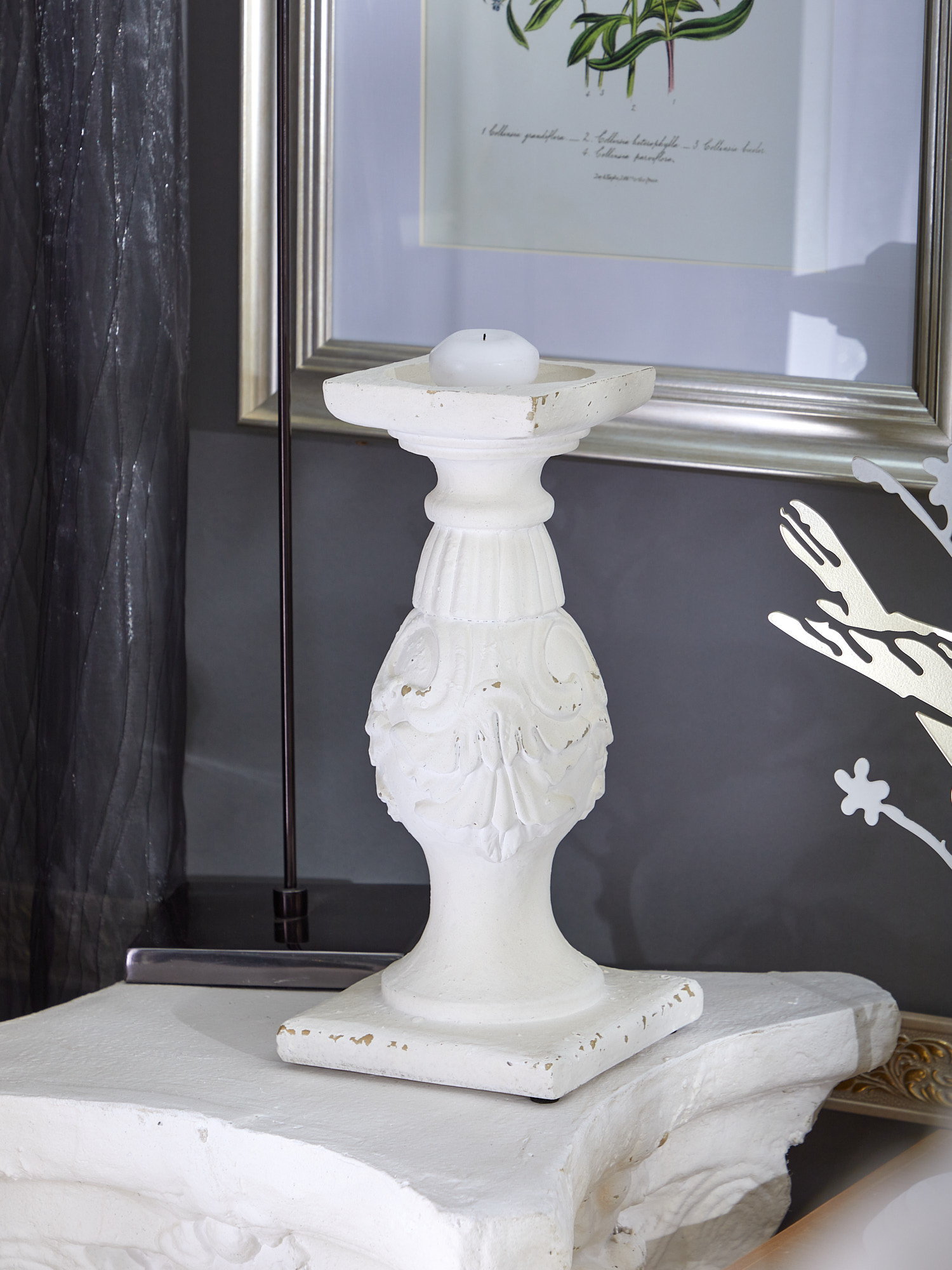 Подсвечник античный Glasar 62-019